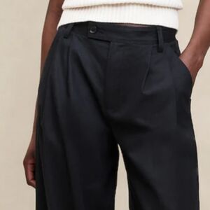 New Banana Republic Linen Wide-Leg Pants Size 4